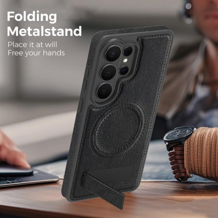 OEM - Mobilskal för Samsung Galaxy S26 Ultra Magnetiskt PC + TPU - Svart