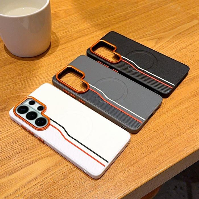 OEM - Mobilskal för Samsung Galaxy S26 Ultra Magnetiskt PC + TPU - Svart