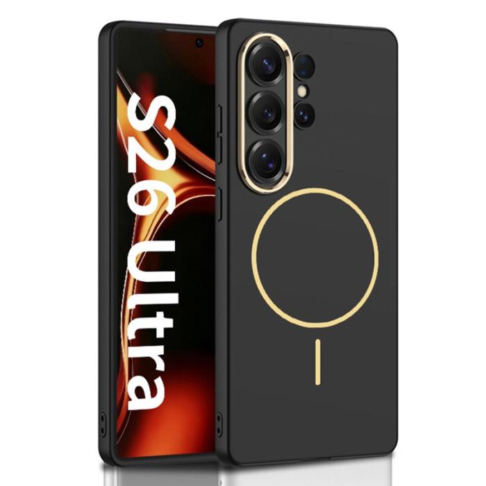 GKK - GKK Mobilskal för Samsung Galaxy S26 Ultra Magnetiskt PC + TPU - Svart