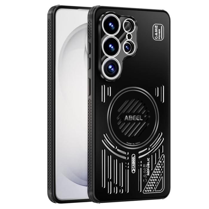 ABEEL - ABEEL Mobilskal för Samsung Galaxy S26 Ultra Magnetiskt PC + TPU - Svart