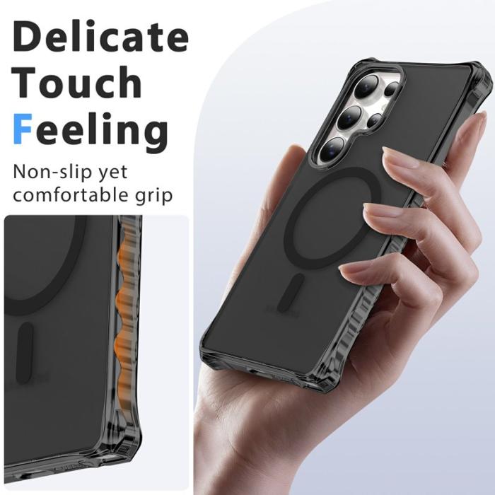 OEM - Mobilskal för Samsung Galaxy S26 Ultra Magnetiskt PC + TPU - Svart