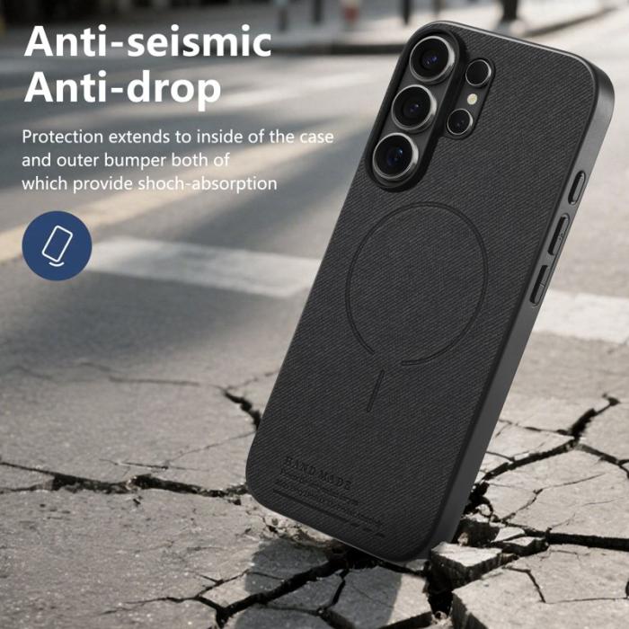 OEM - Mobilskal för Samsung Galaxy S26 Ultra Magnetiskt PC + TPU - Svart