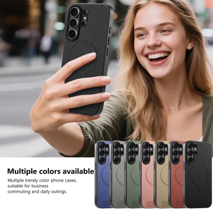 OEM - Mobilskal för Samsung Galaxy S26 Ultra Magnetiskt PC + TPU - Svart