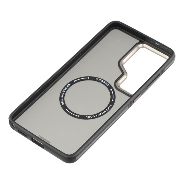 YOUNGKIT - YOUNGKIT Mobilskal för Samsung Galaxy S26 Ultra Magnetiskt PC + TPU - Svart