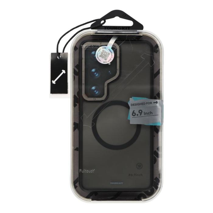 YOUNGKIT - YOUNGKIT Mobilskal för Samsung Galaxy S26 Ultra Magnetiskt PC + TPU - Svart