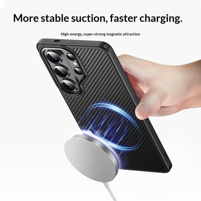 OEM - Mobilskal för Samsung Galaxy S26 Ultra Magnetiskt PC + TPU - Svart