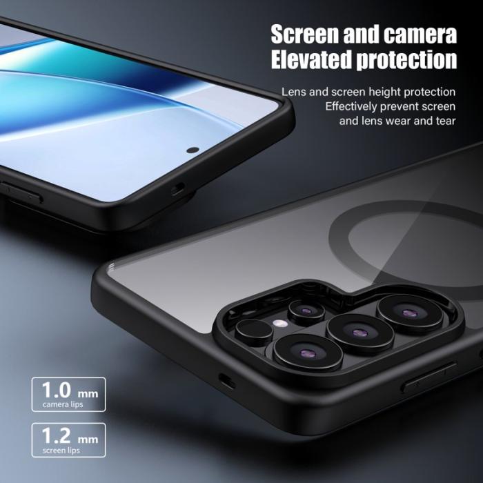 OEM - Mobilskal för Samsung Galaxy S26 Ultra Magnetiskt PC + TPU - Svart