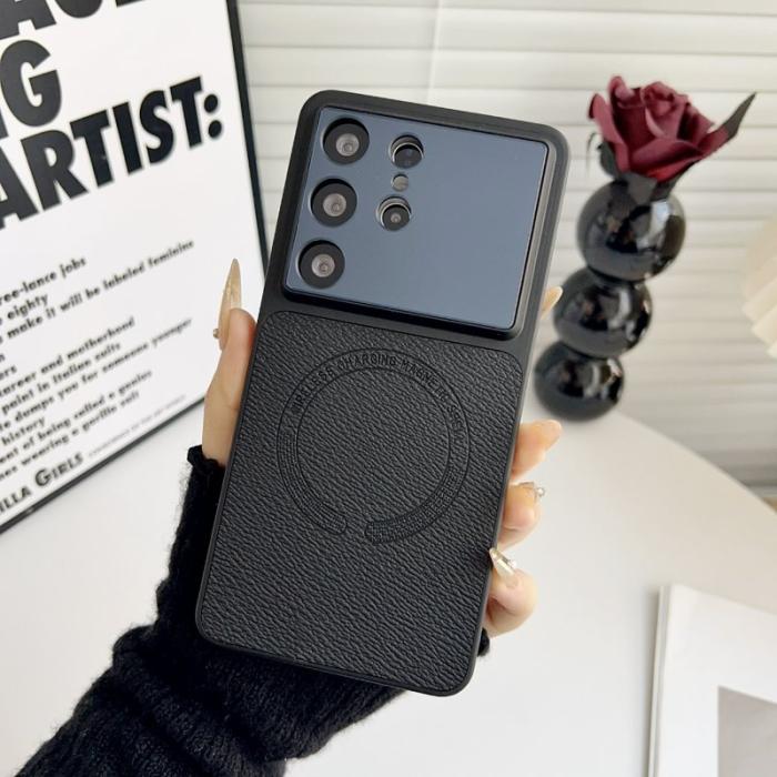 OEM - Mobilskal för Samsung Galaxy S26 Ultra Magnetiskt PC + TPU - Svart