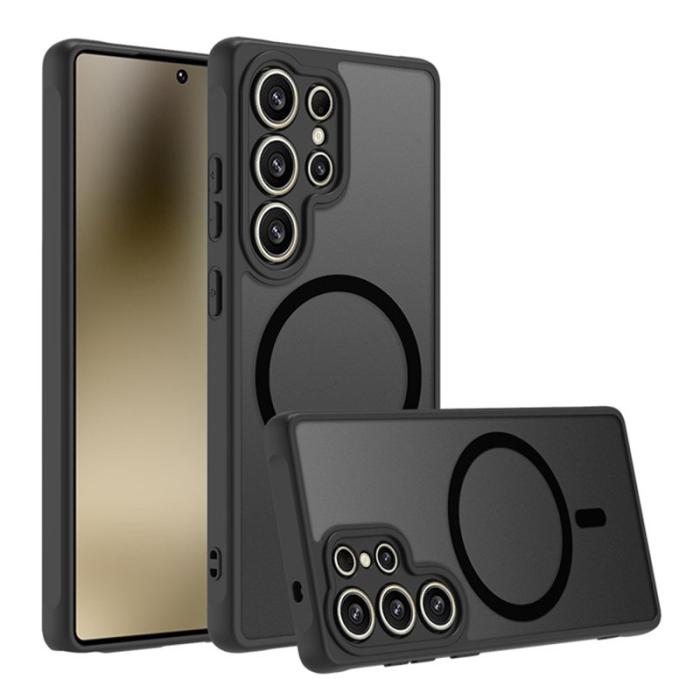 OEM - Mobilskal för Samsung Galaxy S26 Ultra Magnetiskt PC + TPU - Svart