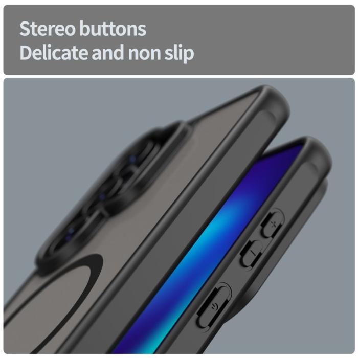 WANLONFENG - WANLONFENG Mobilskal för Samsung Galaxy S26 Ultra Magnetiskt PC + TPU - Svart