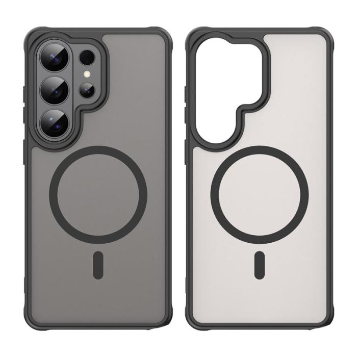 WANLONFENG - WANLONFENG Mobilskal för Samsung Galaxy S26 Ultra Magnetiskt PC + TPU - Svart