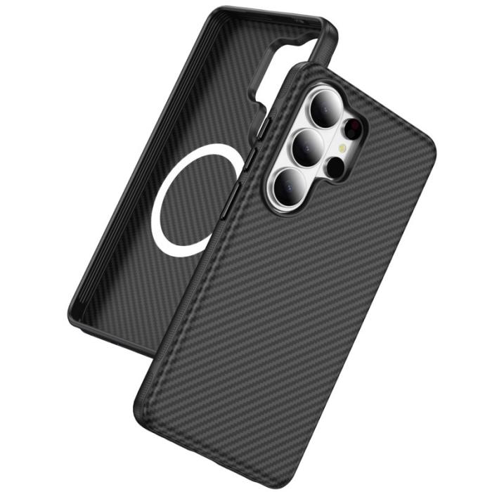 OEM - Mobilskal för Samsung Galaxy S26 Ultra Magnetiskt PC + TPU - Svart