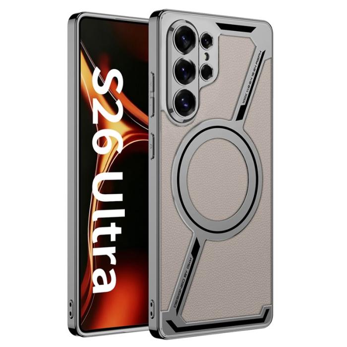 GKK - GKK Mobilskal för Samsung Galaxy S26 Ultra Magnetiskt PC + TPU - Titangrå