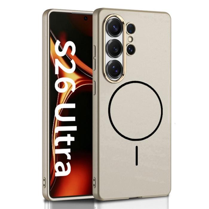 GKK - GKK Mobilskal för Samsung Galaxy S26 Ultra Magnetiskt PC + TPU - Titangrå
