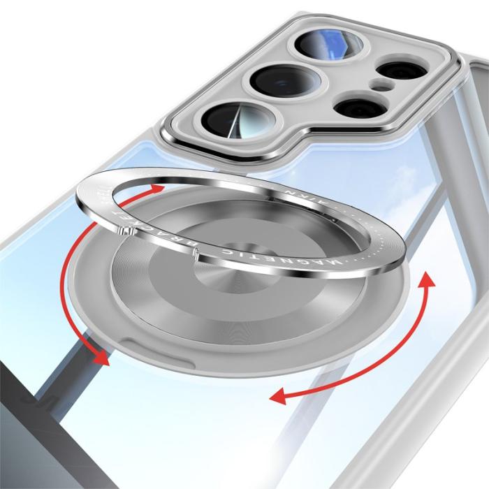 OEM - Mobilskal för Samsung Galaxy S26 Ultra Magnetiskt PC + TPU - Titangrå