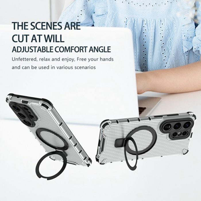 OEM - Mobilskal för Samsung Galaxy S26 Ultra Magnetiskt PC + TPU - Transparent