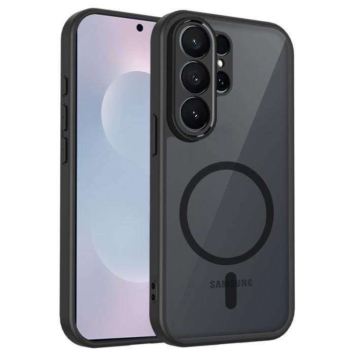 OEM - Mobilskal för Samsung Galaxy S26 Ultra Magnetiskt PC + TPU - Transparent