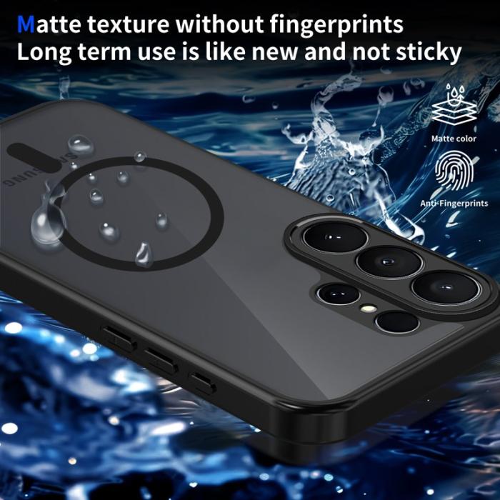 OEM - Mobilskal för Samsung Galaxy S26 Ultra Magnetiskt PC + TPU - Transparent