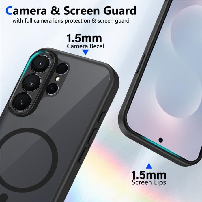 OEM - Mobilskal för Samsung Galaxy S26 Ultra Magnetiskt PC + TPU - Transparent