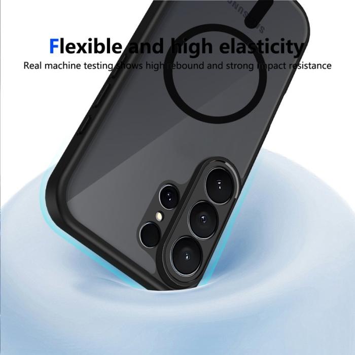 OEM - Mobilskal för Samsung Galaxy S26 Ultra Magnetiskt PC + TPU - Transparent