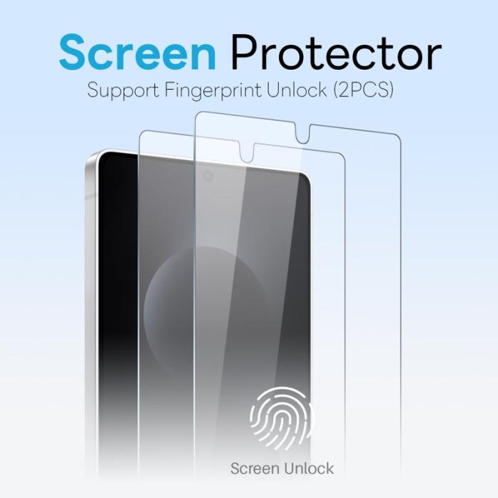 OEM - Mobilskal för Samsung Galaxy S26 Ultra Magnetiskt PC + TPU - Transparent