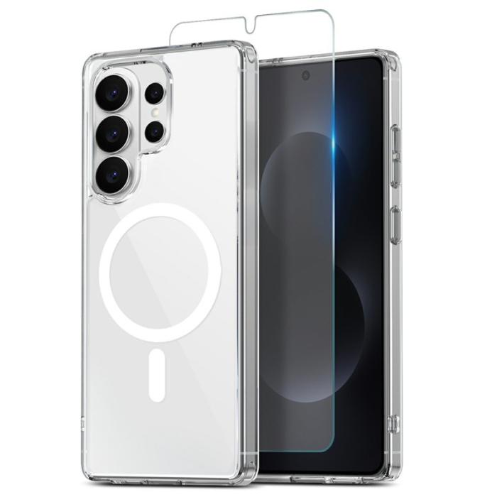 NORTHJO - NORTHJO Mobilskal för Samsung Galaxy S26 Ultra Magnetiskt PC + TPU - Transparent