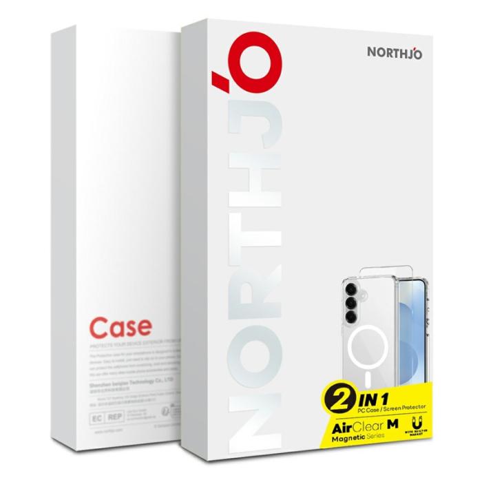 NORTHJO - NORTHJO Mobilskal för Samsung Galaxy S26 Ultra Magnetiskt PC + TPU - Transparent