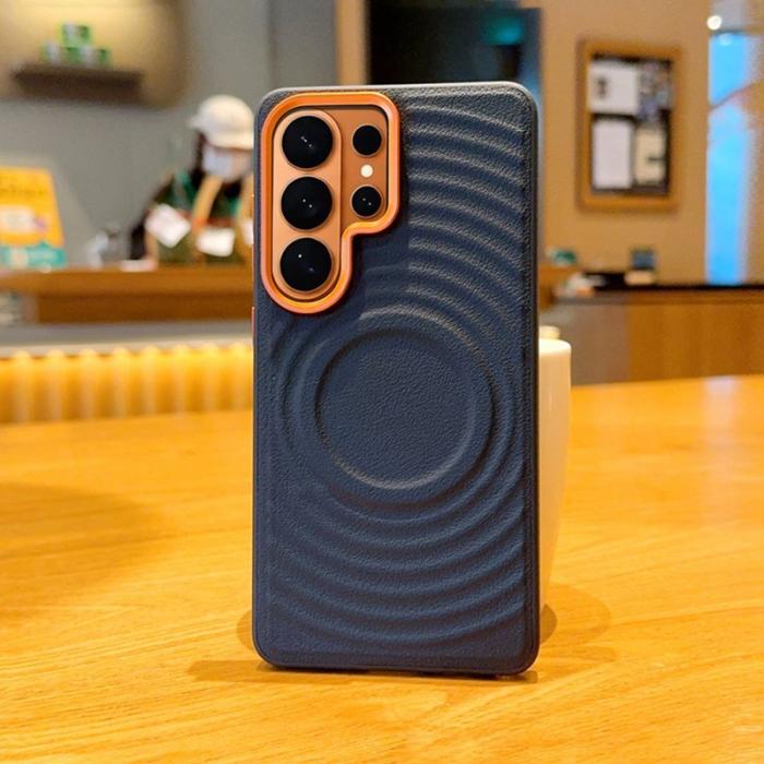 OEM - Mobilskal för Samsung Galaxy S26 Ultra Magnetiskt Konstläder - Svart