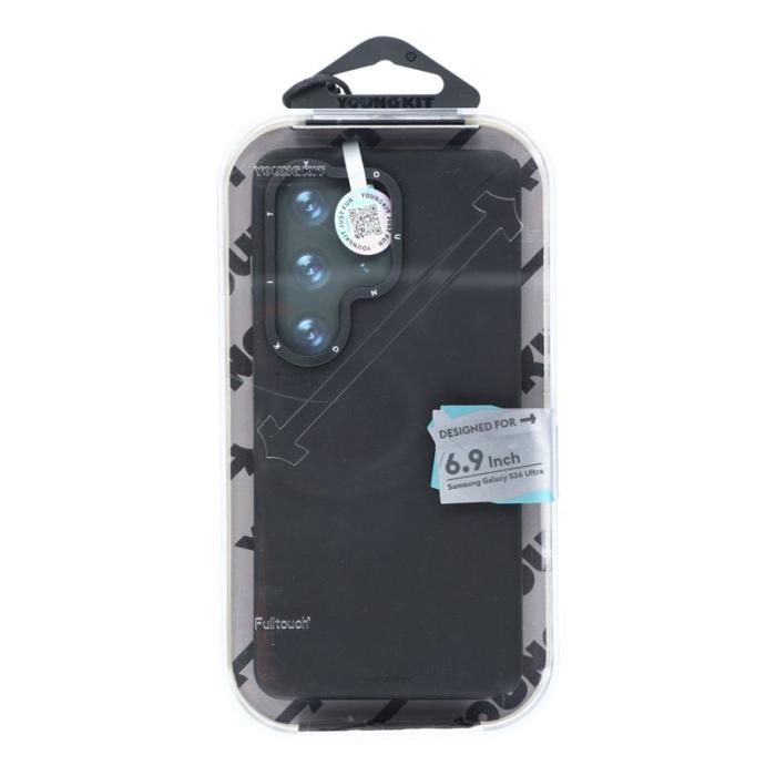 YOUNGKIT - YOUNGKIT Mobilskal för Samsung Galaxy S26 Ultra Magnetiskt PU + PC - Svart