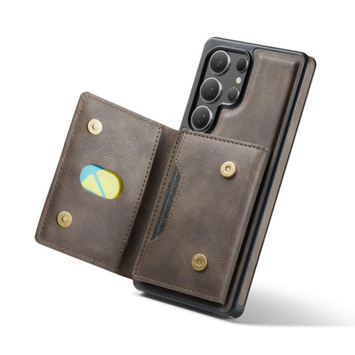 MAGKING - MAGKING Mobilskal för Samsung Galaxy S26 Ultra Magnetiskt PU + TPU - Kaffe