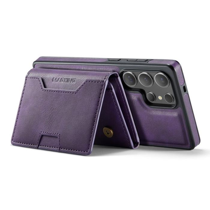 MAGKING - MAGKING Mobilskal för Samsung Galaxy S26 Ultra Magnetiskt PU + TPU - Lila