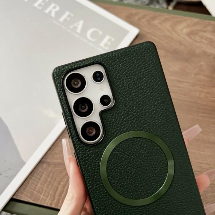 OEM - Mobilskal för Samsung Galaxy S26 Ultra Magnetiskt PU + TPU - Lila