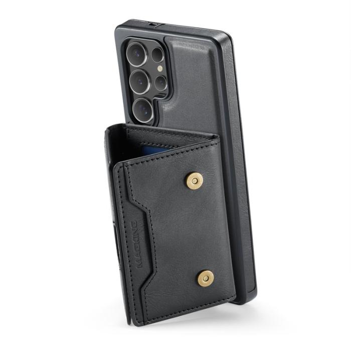 MAGKING - MAGKING Mobilskal för Samsung Galaxy S26 Ultra Magnetiskt PU + TPU - Svart