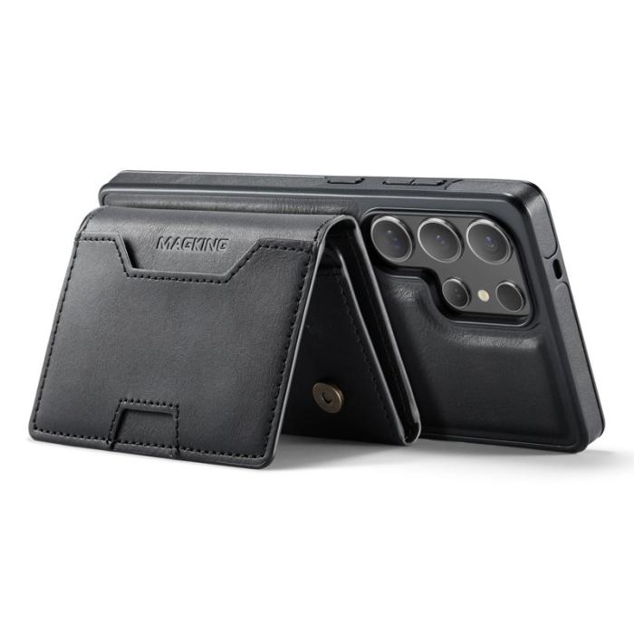 MAGKING - MAGKING Mobilskal för Samsung Galaxy S26 Ultra Magnetiskt PU + TPU - Svart