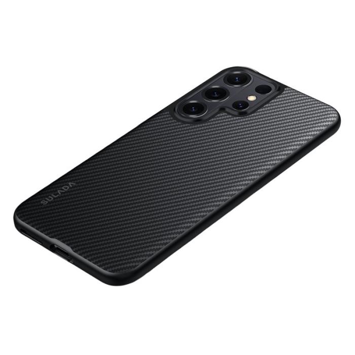 SULADA - Sulada Mobilskal för Samsung Galaxy S26 Ultra Magnetiskt PU + TPU - Svart