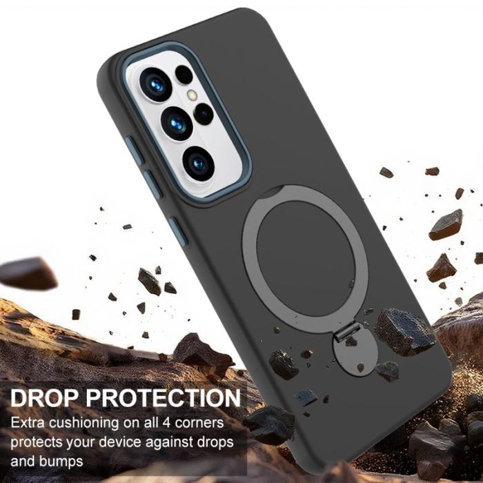 OEM - Mobilskal för Samsung Galaxy S26 Ultra Magnetiskt Ring Kickstand - Svart