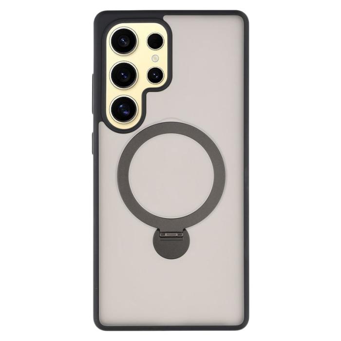 OEM - Mobilskal för Samsung Galaxy S26 Ultra Magnetiskt Ring Kickstand - Svart