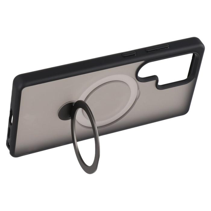 OEM - Mobilskal för Samsung Galaxy S26 Ultra Magnetiskt Ring Kickstand - Svart