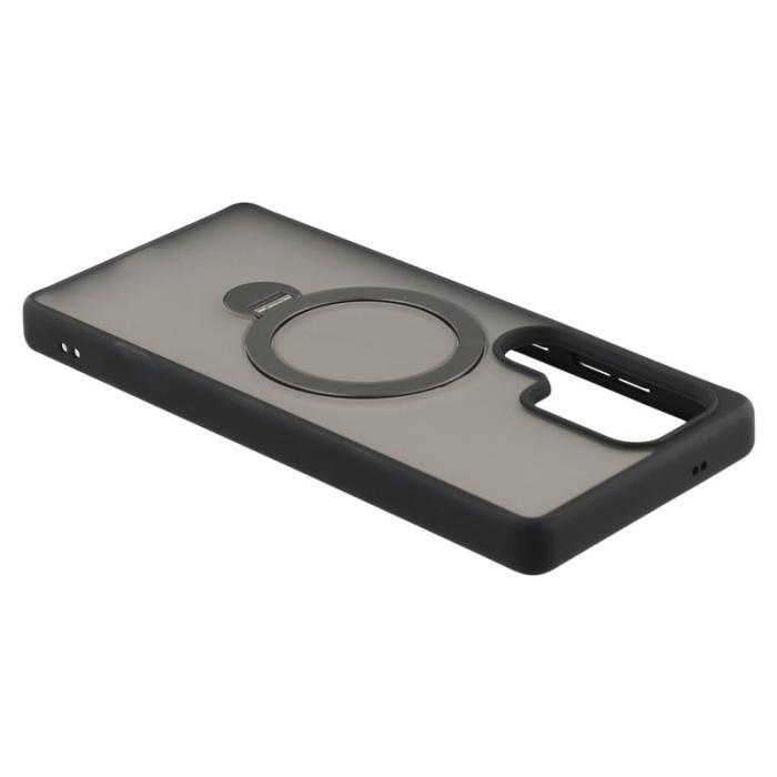 OEM - Mobilskal för Samsung Galaxy S26 Ultra Magnetiskt Ring Kickstand - Svart