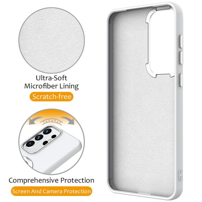 OEM - Mobilskal för Samsung Galaxy S26 Ultra Magnetiskt Ring Kickstand TPU + PC - Vit