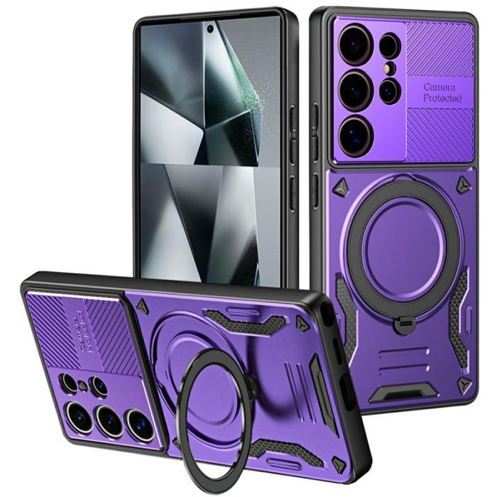 OEM - Mobilskal för Samsung Galaxy S26 Ultra Magnetiskt Shockproof TPU + PC - Lila