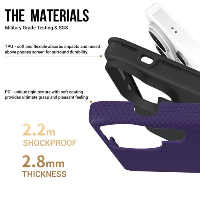 OEM - Mobilskal för Samsung Galaxy S26 Ultra Magnetiskt Shockproof TPU + PC - Lila