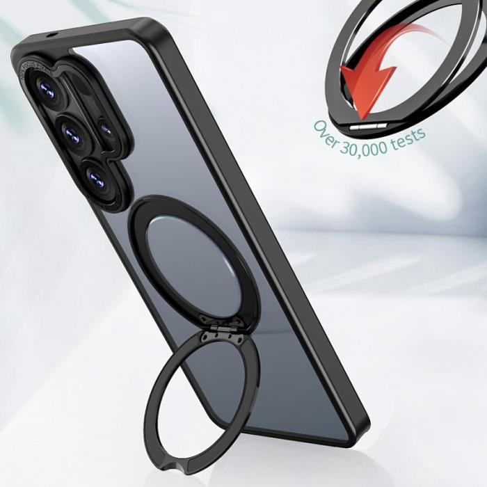 OEM - Mobilskal för Samsung Galaxy S26 Ultra Magnetiskt TPU + Kickstand - Svart