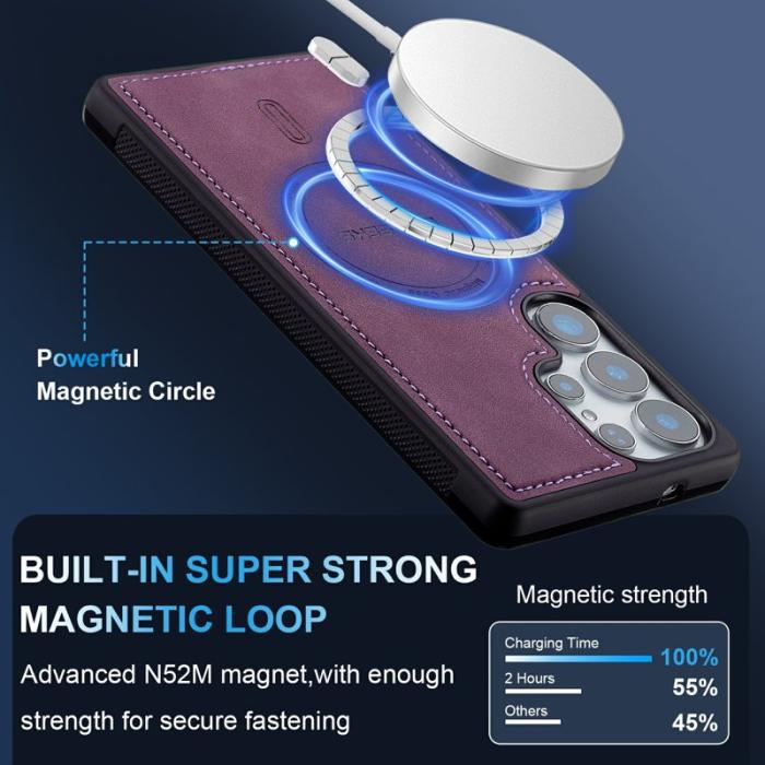 LC.imeeke - LC.IMEEKE Mobilskal för Samsung Galaxy S26 Ultra Magnetiskt TPU - Lila