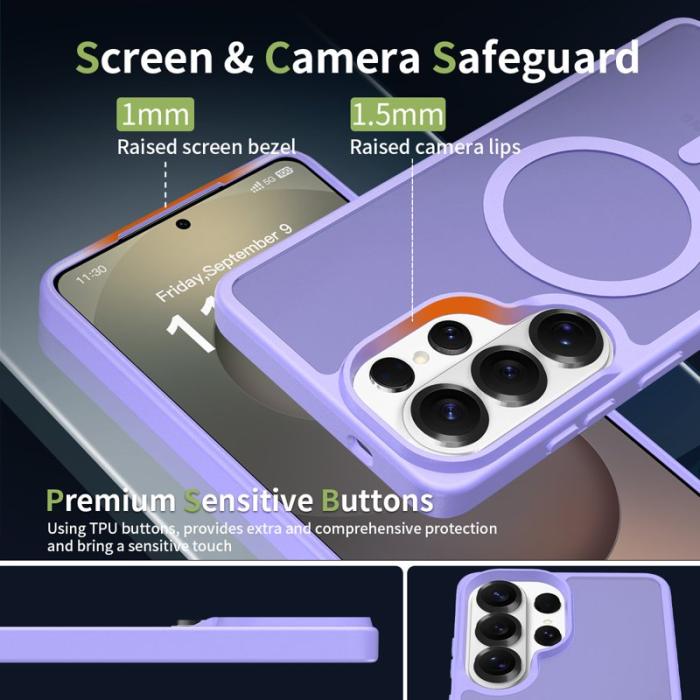 OEM - Mobilskal för Samsung Galaxy S26 Ultra Magnetiskt TPU - Lila