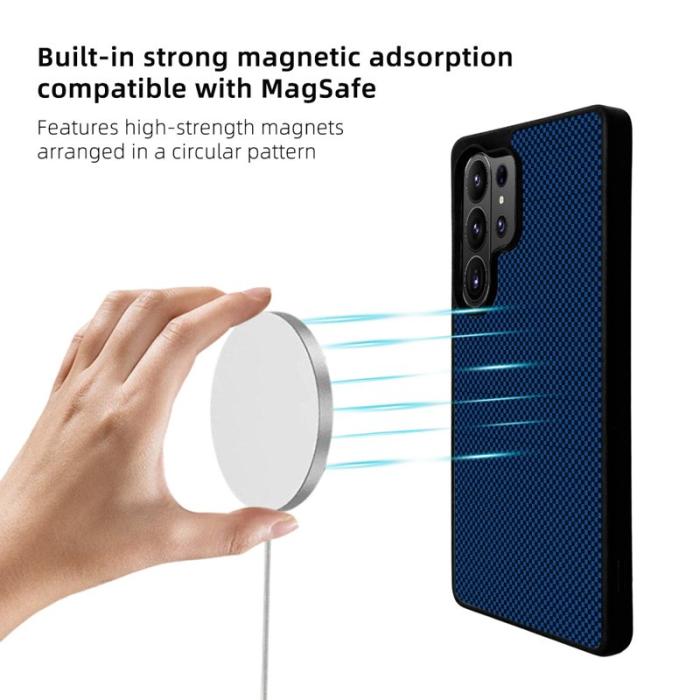 EYCASE - EYCASE Mobilskal för Samsung Galaxy S26 Ultra Magnetiskt TPU - Mörkblå