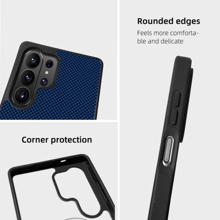 EYCASE - EYCASE Mobilskal för Samsung Galaxy S26 Ultra Magnetiskt TPU - Mörkblå