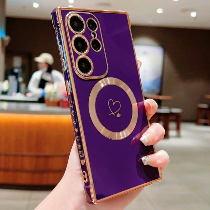 OEM - Mobilskal för Samsung Galaxy S26 Ultra Magnetiskt TPU - Mörklila