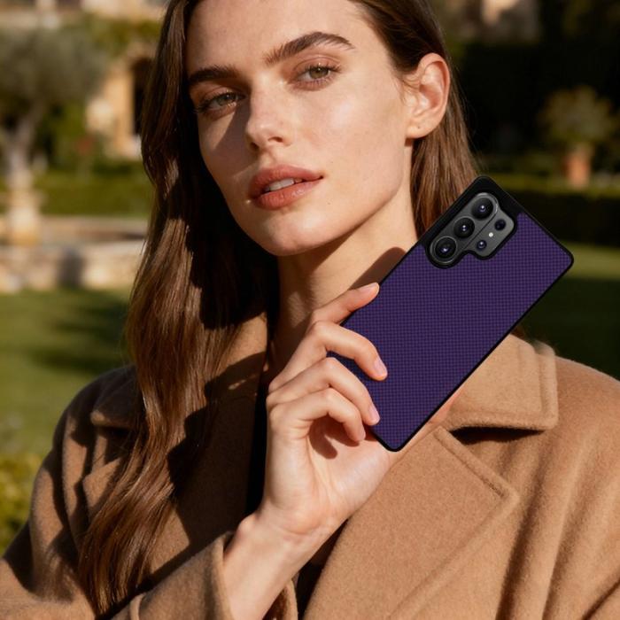 EYCASE - EYCASE Mobilskal för Samsung Galaxy S26 Ultra Magnetiskt TPU - Mörklila