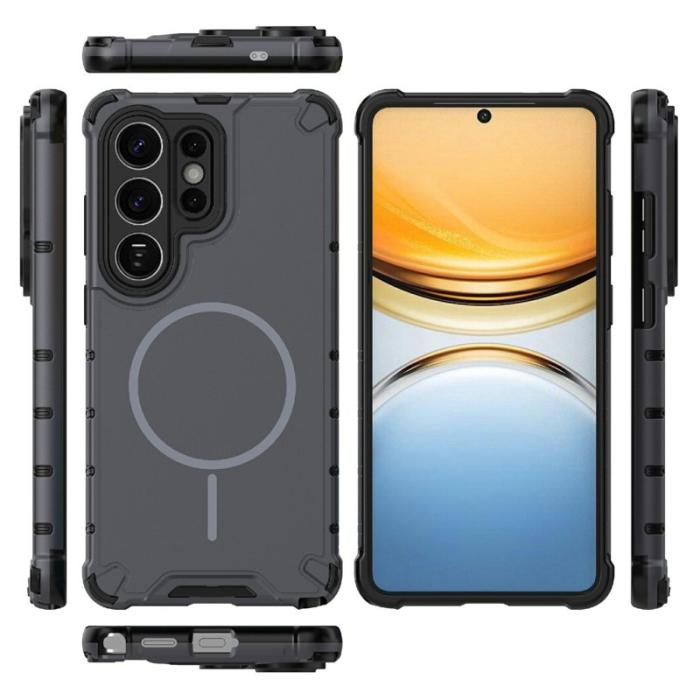 OEM - Mobilskal för Samsung Galaxy S26 Ultra Magnetiskt TPU + PC - Grå